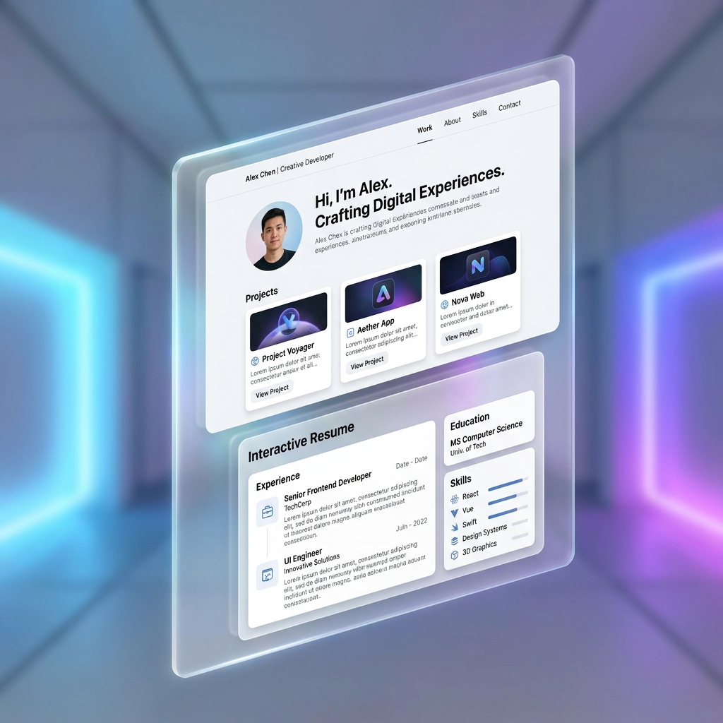 Digital Portfolio Mockup